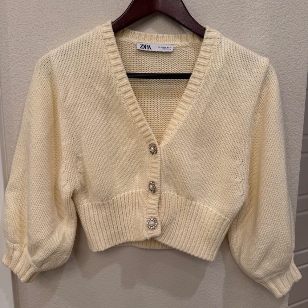 Cute Creme Zara Cardigan